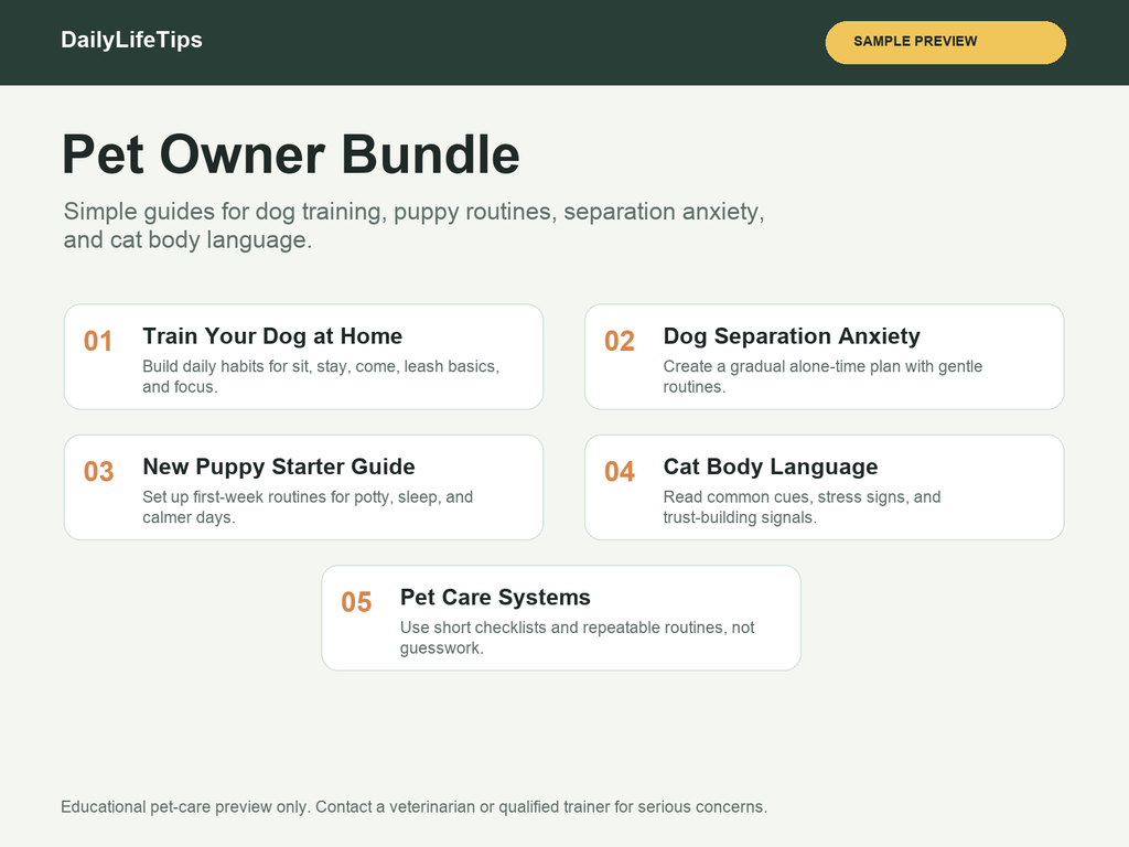 Pet Owner Bundle