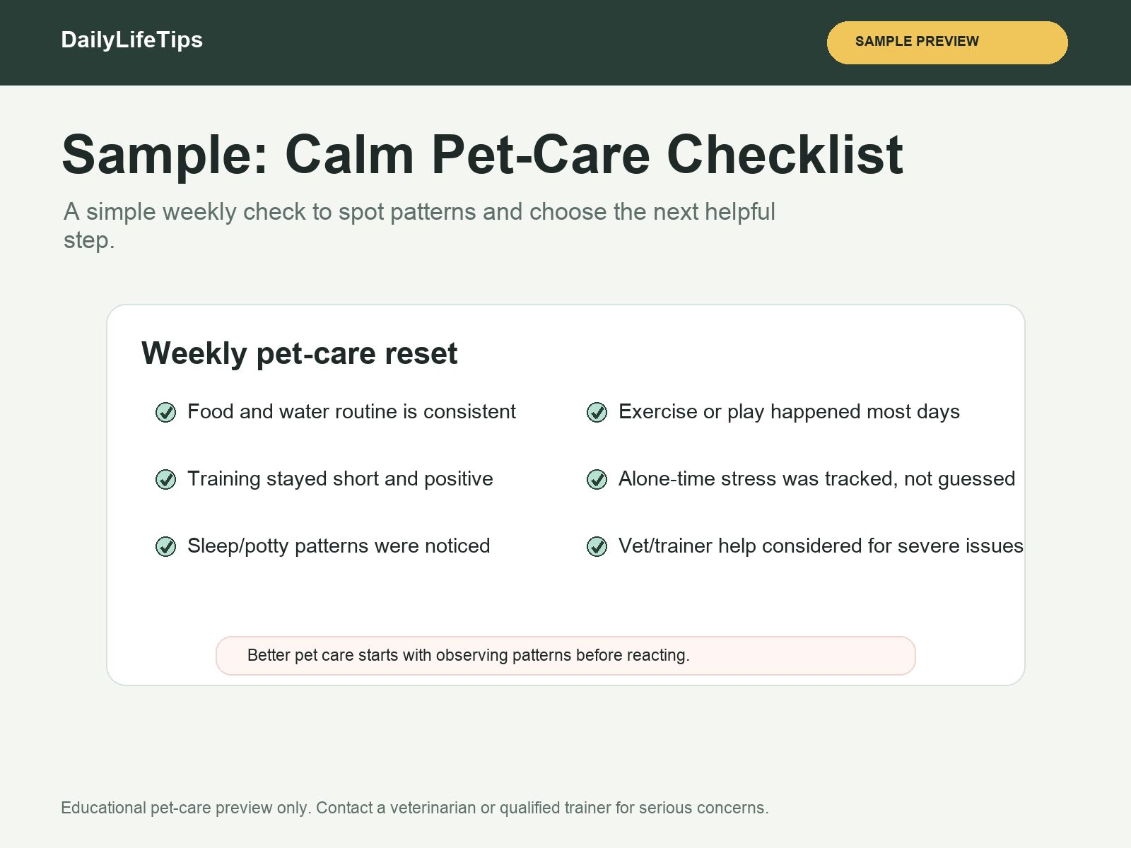 Pet Owner Bundle